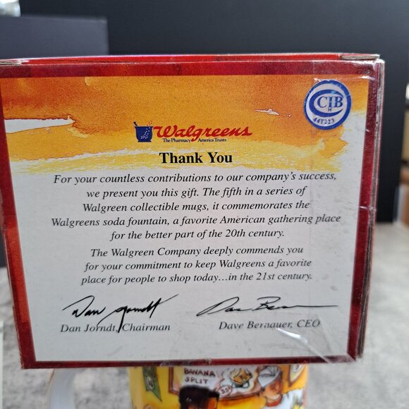 Walgreens Collector Mug Soda Fountain- A “POP” Classic Commemorative Mug 2002 - Picture 9 of 9